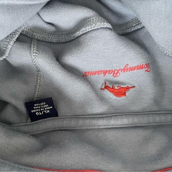 Tommy Bahama 1/4 Zip Dusty Blue Pullover Cotton XL - Picture 4 of 8